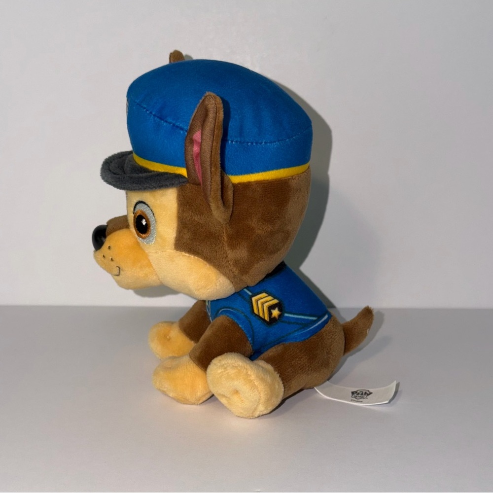 Paw Patrol Chase Police Uniform Sitting Plush Toy - Picture 3 of 12